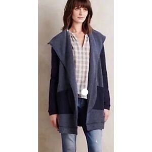 Anthropologie Saturday Sunday Ansley Chunky Open Front Cardigan Medium Jacket